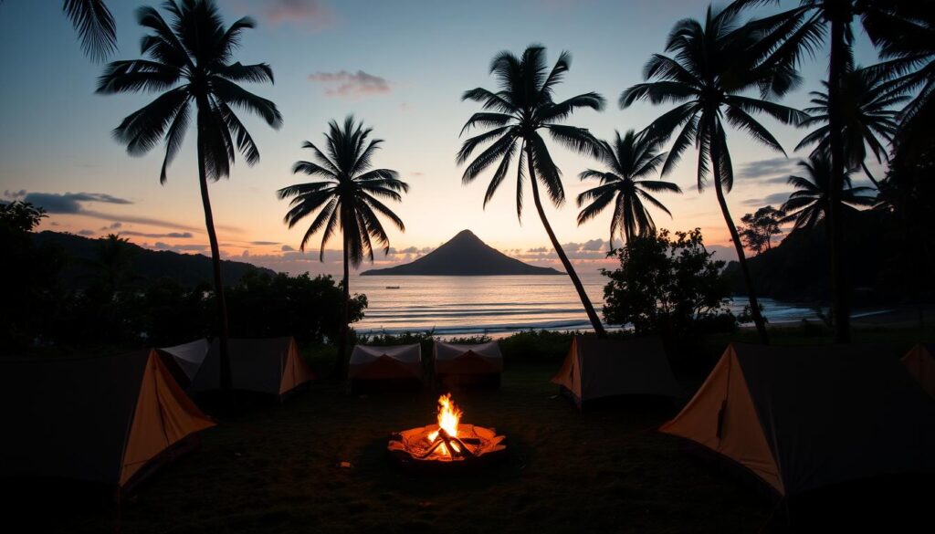Camping di Pulau Gunung Wayang Camping di Pulau Gunung Wayang