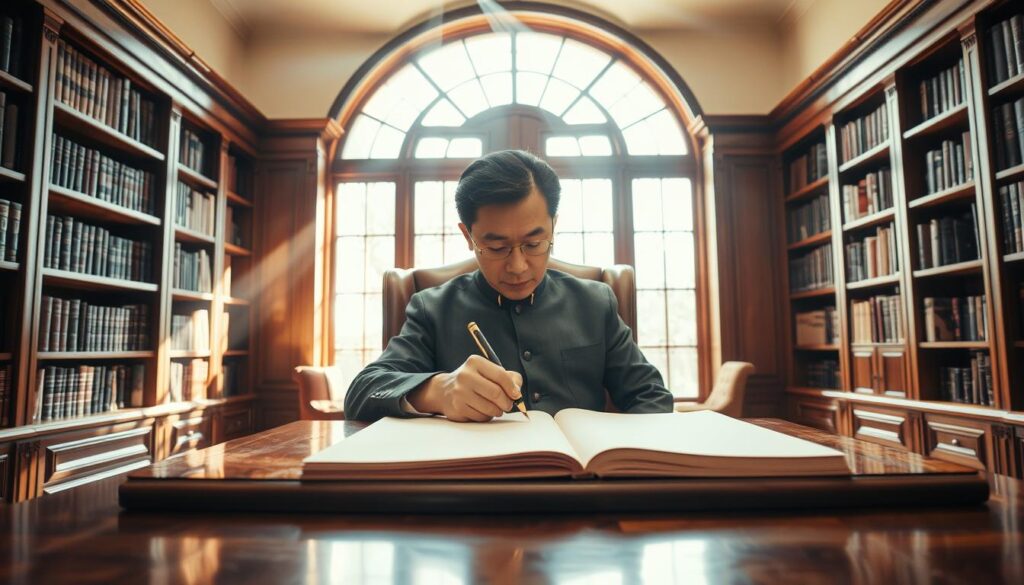 gaya penulisan Ri Myung-hun gaya penulisan Ri Myung-hun