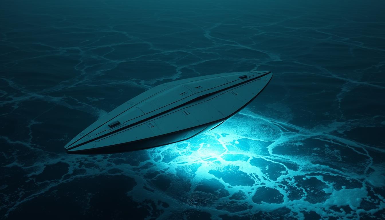 kapal alien di laut baltik