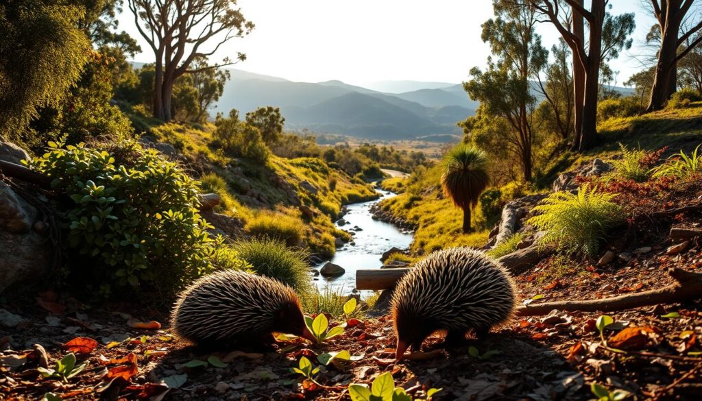 habitat alami Echidna habitat alami Echidna