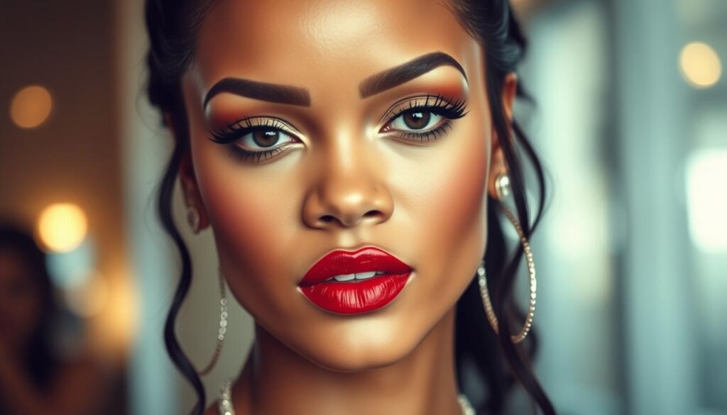 Rihanna makeup Rihanna makeup