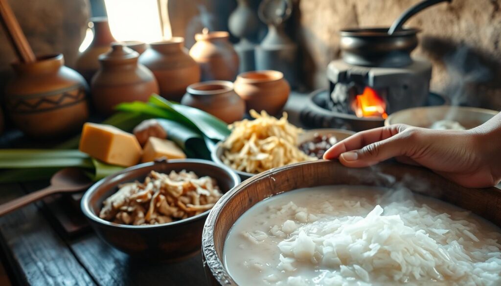 cara membuat ketan bintul