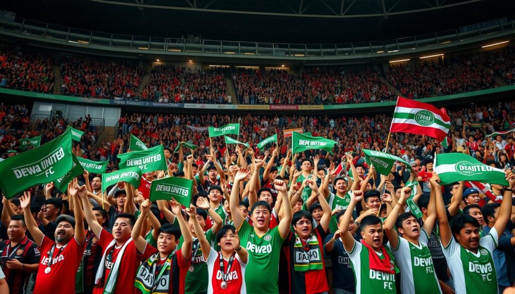 Dewa United FC fans
