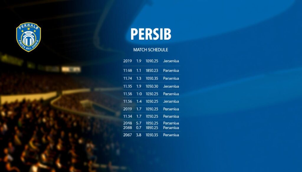 Jadwal Pertandingan Persib