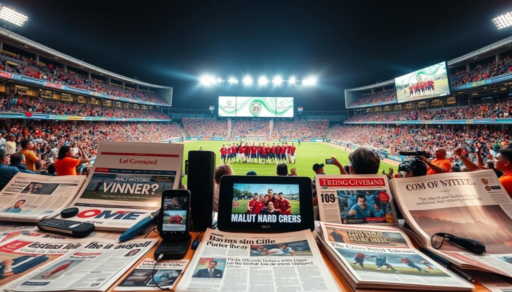 respons media Malut United