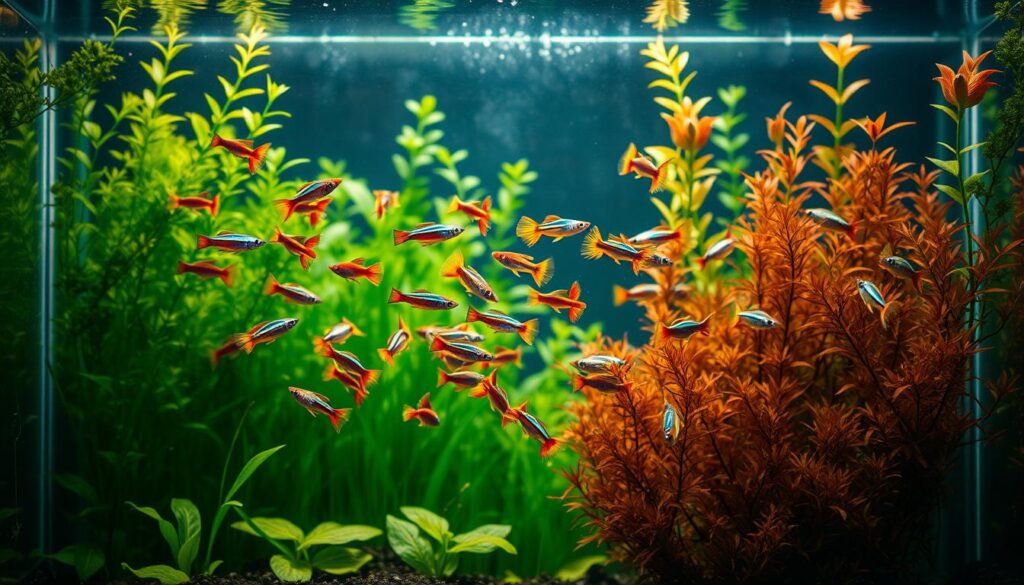 akuarium guppy